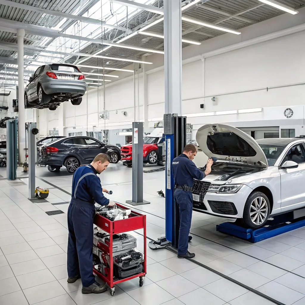 Professional car repair service center
